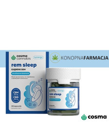 Kapsułki konopne Rem Sleep - Cosma Cannabis 30 sztuk