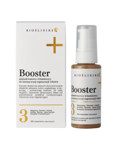 Booster aminokwasowo-witaminowy do włosów zniszczonych Bioélixire 50 ml