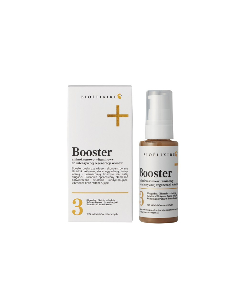 Booster aminokwasowo-witaminowy do włosów zniszczonych Bioélixire 50 ml