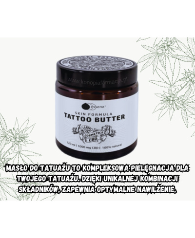 Masło do tatuażu z 1000 mg CBD - Ink Butter, 120 ml