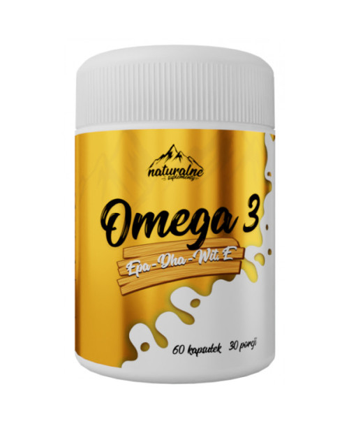 Naturalne kwasy omega-3 Naturalne Nutrition 60 kapsułek