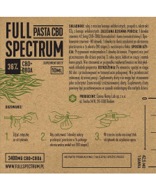 Pasta konopna CBD+CBDA  Full Spectrum 36%