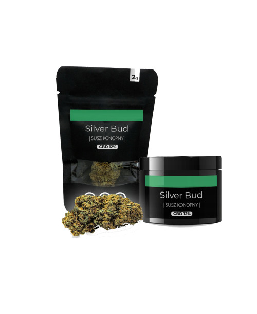 Silver Bud 12% CBD - Suszone Kwiaty Konopi Premium 2g