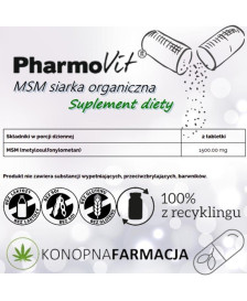 MSM Siarka Organiczna 750mg -120 tabletek